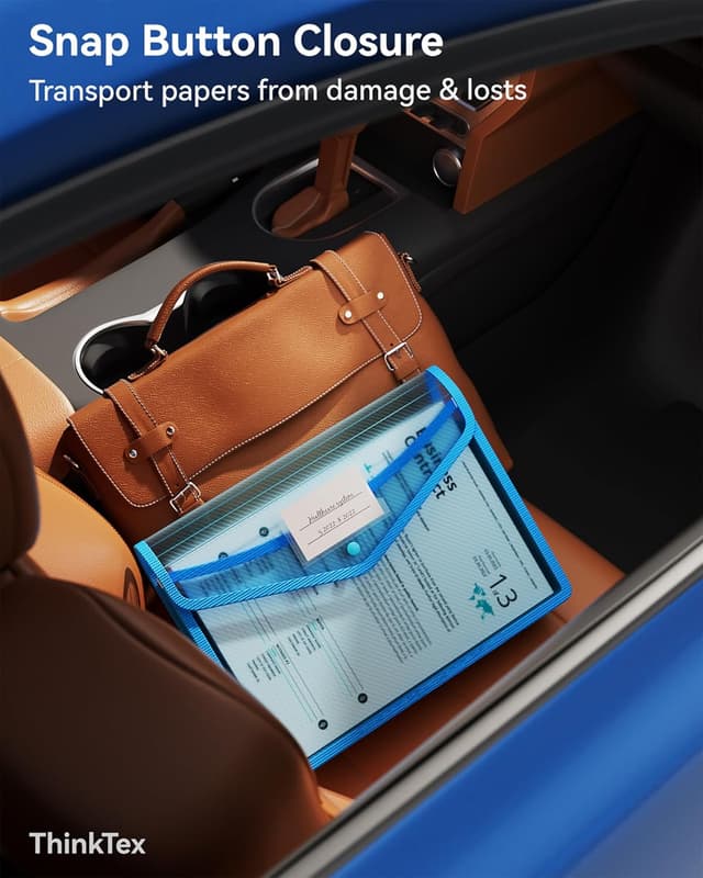 Thumbnail 6 de A4 plastic file folder 5 pcs, ThinkTex 33cm