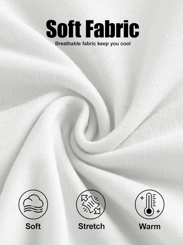 Detalle 2 de Comdecevis Men’s 2-Pack Cotton Crewneck T-Shirts (Longline, Hipster/Hip Hop Style)