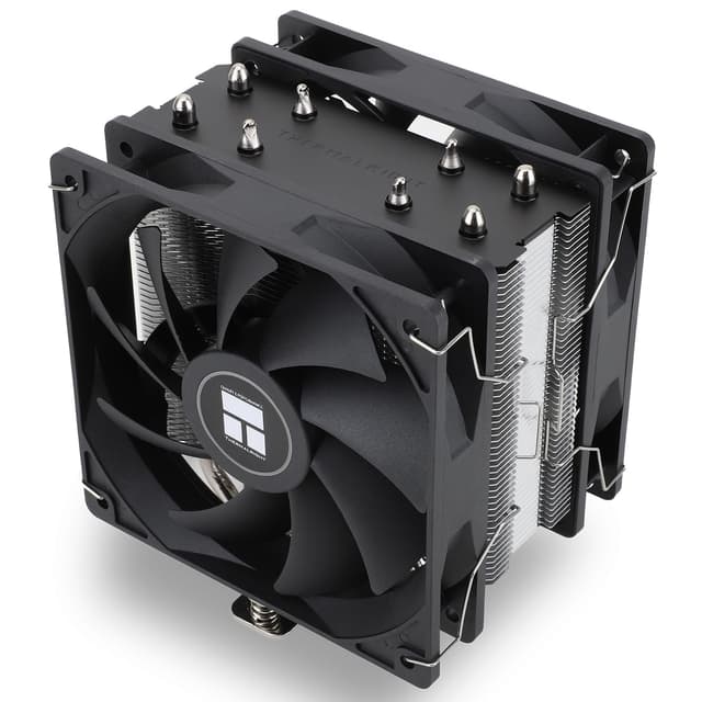 Detalle de Thermalright Assassin X 120R SE PLUS CPU-Luftkühler mit 4 Heatpipes und Dual-PWM-Lüftern (S-FDB) für AM4/AM5 & Intel LGA