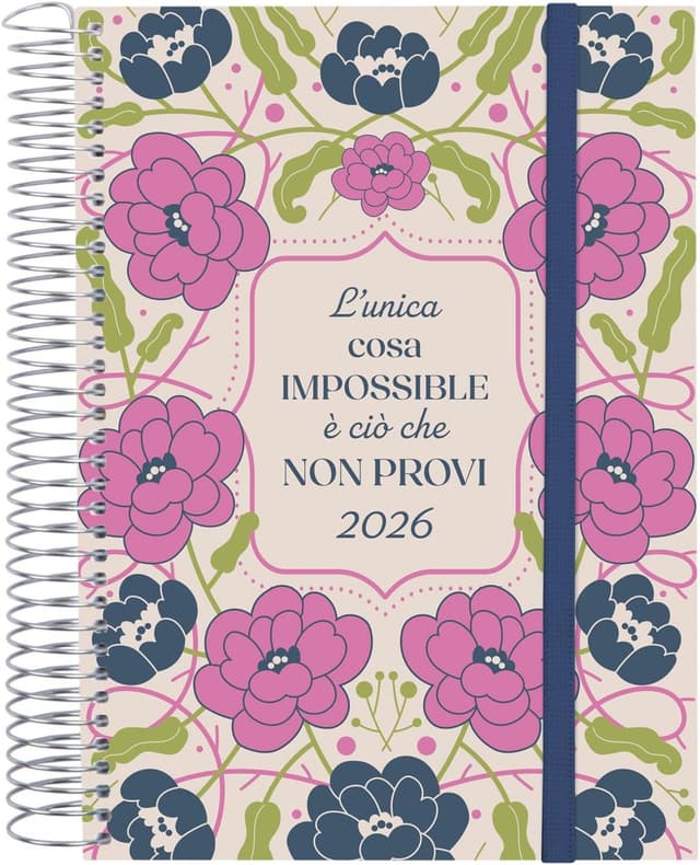 Detalle de Finocam Agenda Spirale 2026, 1 giorno per pagina (Gennaio–Dicembre) in italiano