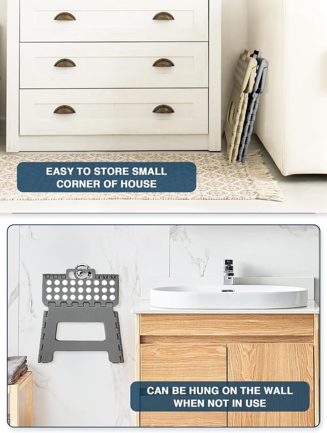 Detalle de HOUSE DAY Tritthocker 22 cm klappbar