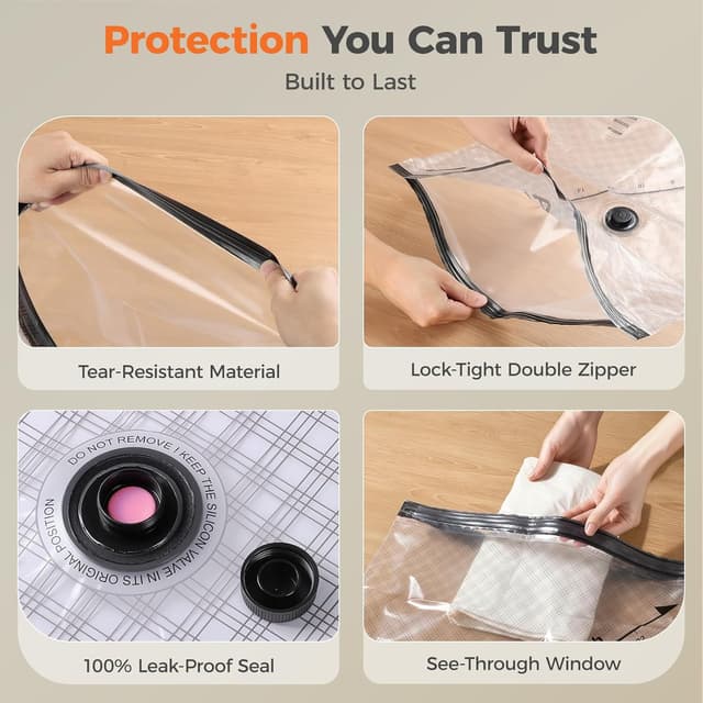 Thumbnail 5 de Nicetree 18-Pack Vacuum Storage Bags 3 Sizes