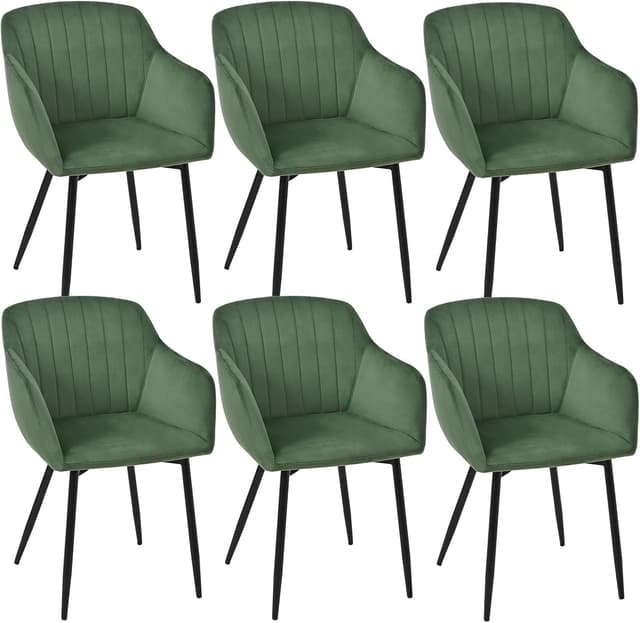 Detalle de Goeurvant 6 sedie imbottite in velluto