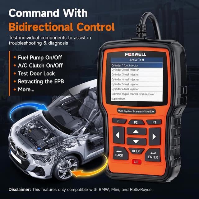 Detalle 2 de FOXWELL NT510 Elite BMW Scanner