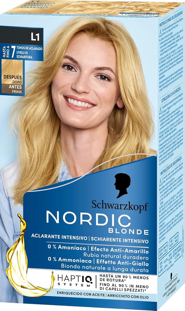 Detalle de Schwarzkopf Nordic Blonde Décoloration 6 tons