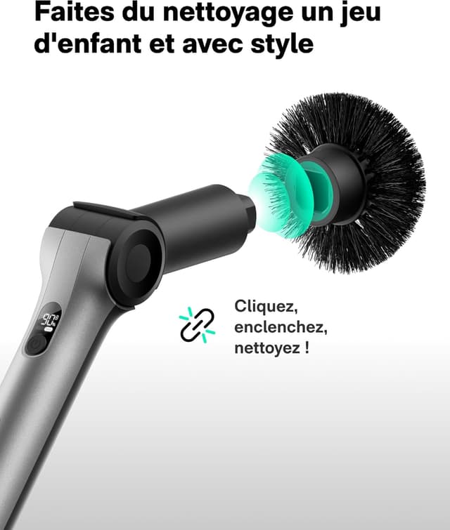 Detalle 2 de HOTO Brosse nettoyage électrique rotative