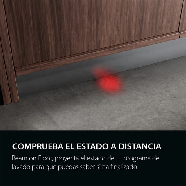 Detalle de AEG FSB34707Z lavavajillas integrable de 60 cm (14 servicios) con AirDry y 3ª bandeja, reacondicionado Grado B
