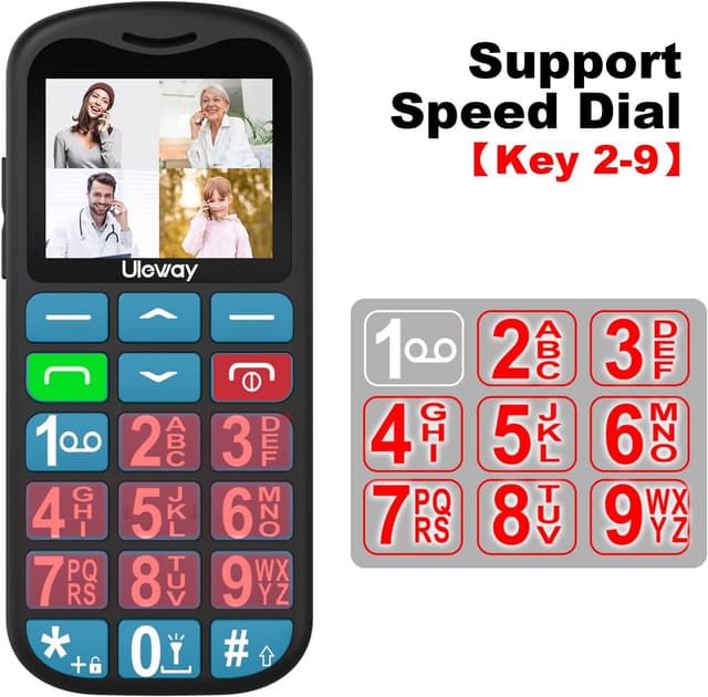 Thumbnail 6 de USHINING 4G Senior Mobile Phone with SOS Button