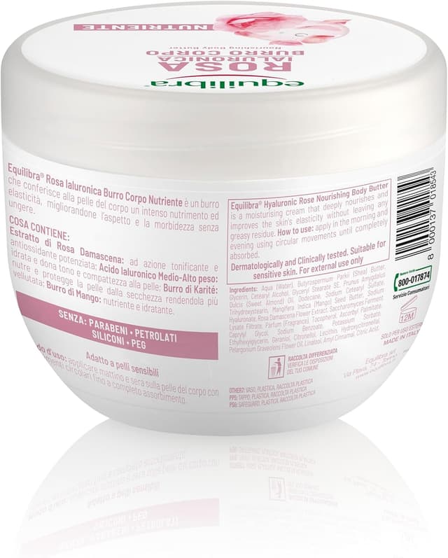 Detalle 2 de Equilibra Burro Corpo Azione Nutriente 300ml