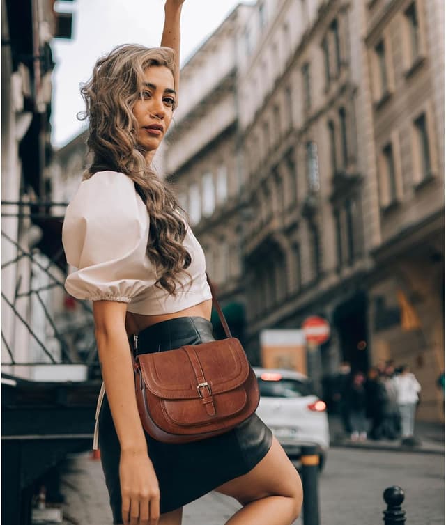 Detalle de Crossbody satchel bag 23.5cm AFKOMST