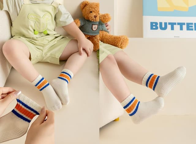 Thumbnail 3 de Wamvp Toddler Grip Socks 6 Pairs