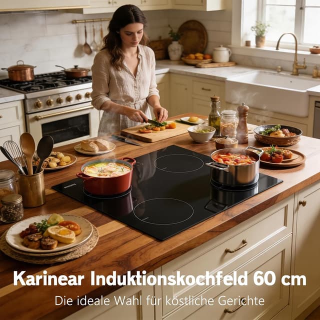 Detalle 2 de Karinear Induktionskochfeld 60 cm 3500W