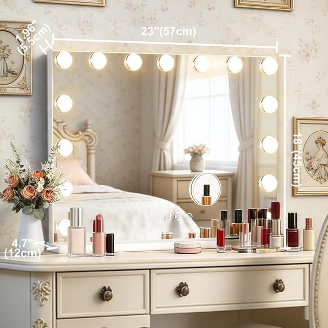 Thumbnail 5 de Ratsamee Hollywood Vanity Mirror 23" with 15 bulbs