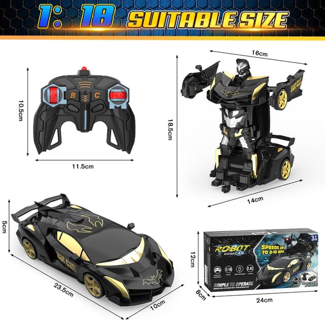 Thumbnail 2 de Mieryd Bat Ferngesteuertes Auto 1:18