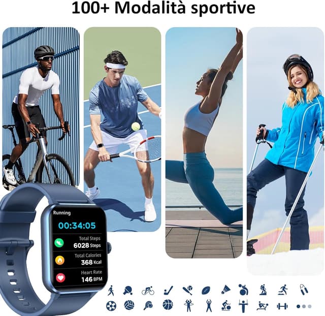 Thumbnail 3 de Blackview Orologio Smartwatch Uomo 1,85