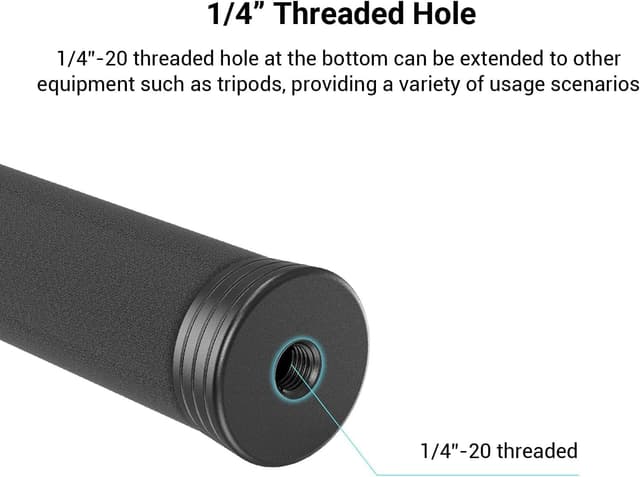 Detalle de SMALLRIG 3182 Adaptateur de poignée de microphone d’interview pour Rode Wireless Go