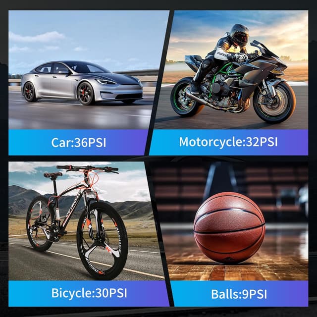 Detalle 2 de Semflagree Portable Air Compressor 6000mAh