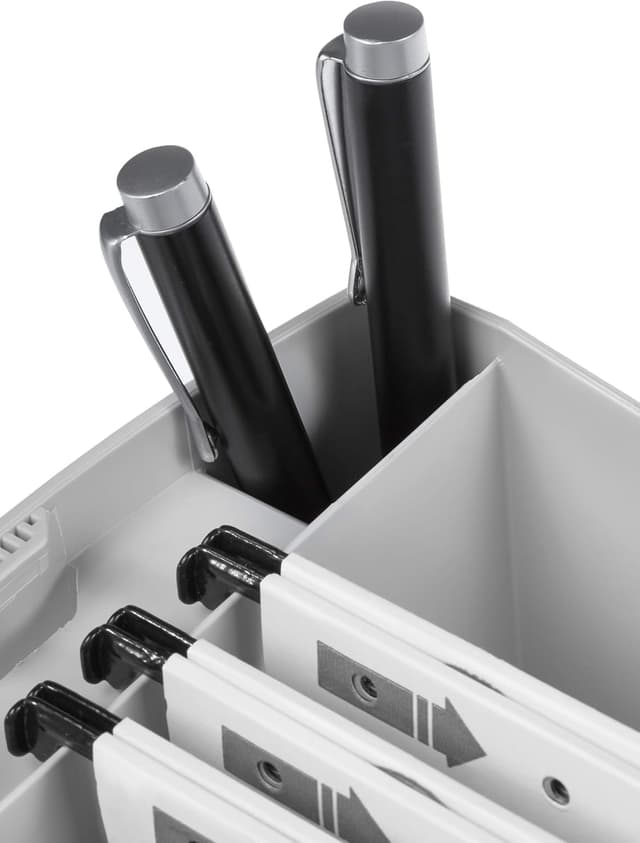 Detalle de HAN 1900-11 Hängemappenbox Swing in Lichtgrau für hängende Akten (20 Ordner)