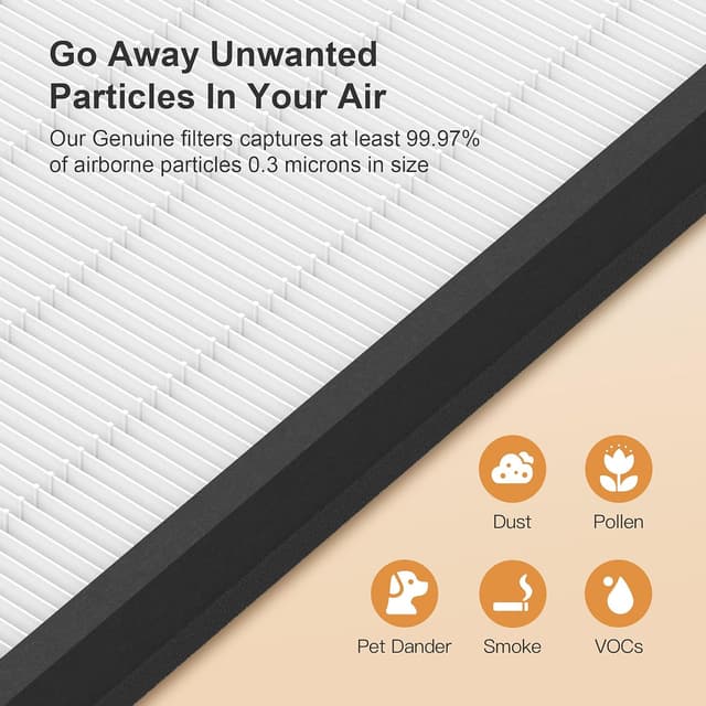 Detalle de Morento HY4866 HEPA replacement filter 2 pack