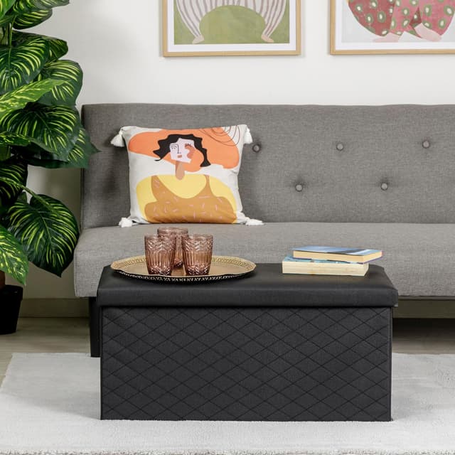 Detalle de Baroni Home Cassapanca Pieghevole 76x38x38 cm