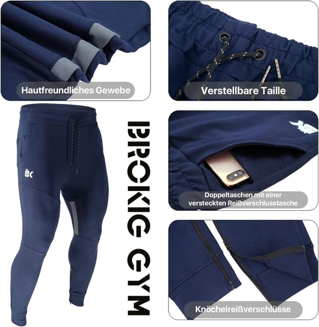 Thumbnail 4 de BROKIG Jogginghose Herren aus Baumwolle