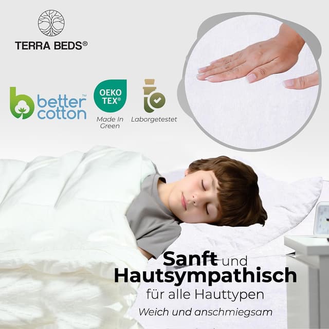 Detalle 2 de Terra Beds Premium Spannbettlaken 60x120