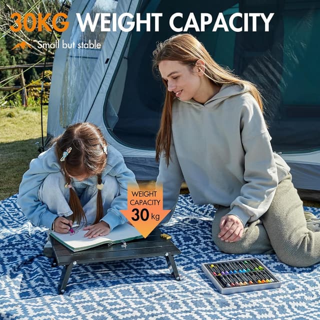 Thumbnail 2 de Portal Small Folding Camping Table 40x29x16cm