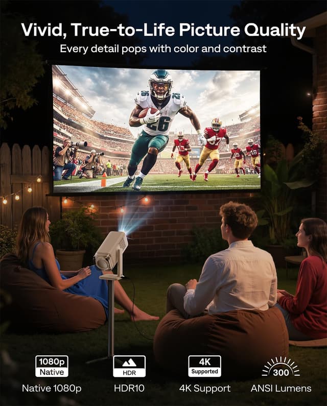 Thumbnail 6 de Aurzen BOOM Air portable projector 1080P 📽