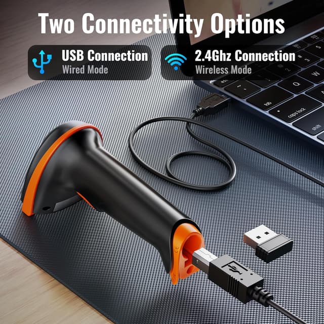 Thumbnail 2 de Tera D5100 Barcode-Scanner 1D/2D Wireless 100 m