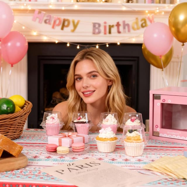 Thumbnail 6 de NPLUX 50 Cupcake Containers Stackable Dome 🍰