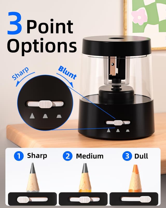 Thumbnail 2 de ZMOL Electric Pencil Sharpener 6-8mm