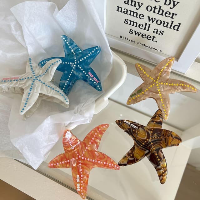 Thumbnail 3 de Big Sea Starfish Hair Clips 1pc