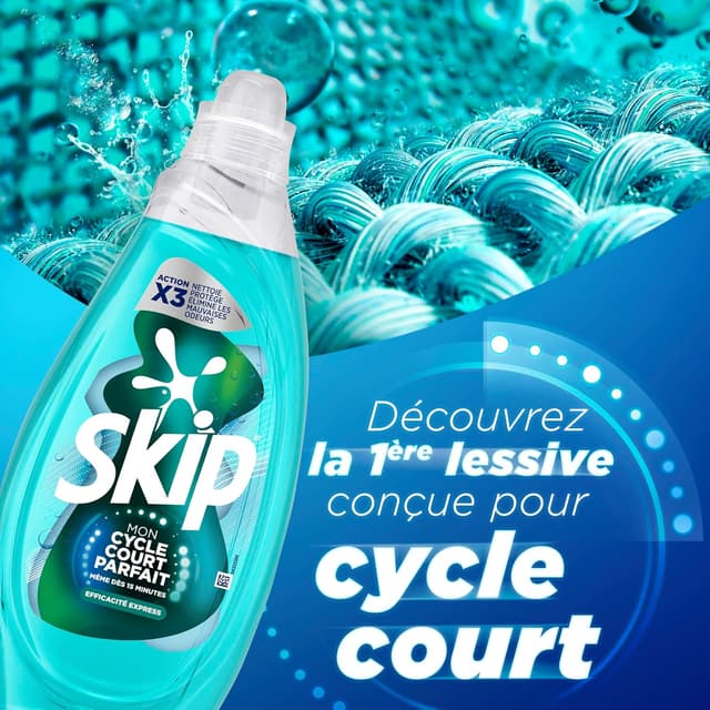 Thumbnail 5 de Skip Lessive liquide Mon Cycle Court — 54 lavages