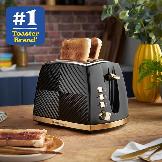 Detalle 2 de Russell Hobbs Groove 2 Slice Toaster 850W