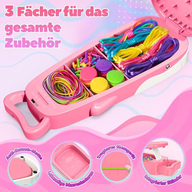 Thumbnail 5 de Euclidean Cube Freundschaftsarmband Selber Machen Rosa