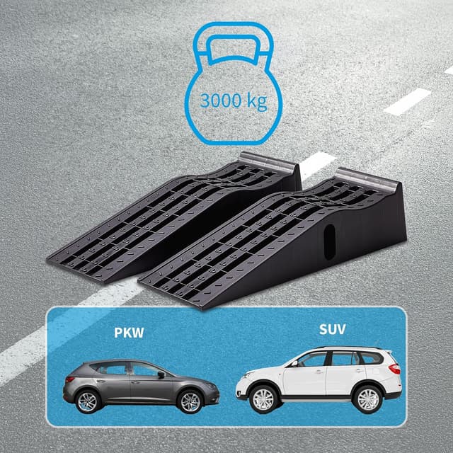 Detalle 2 de cartrend PKW Auffahrrampen-Set 3 t 235 mm