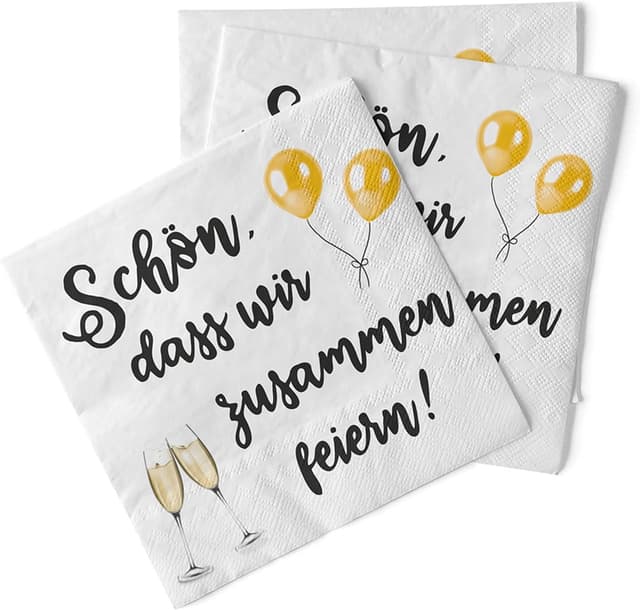 Imagen de Sovie Einmalservietten Sekt 100 Stück 33 x 33 cm 🎉 en OfertitasTOP