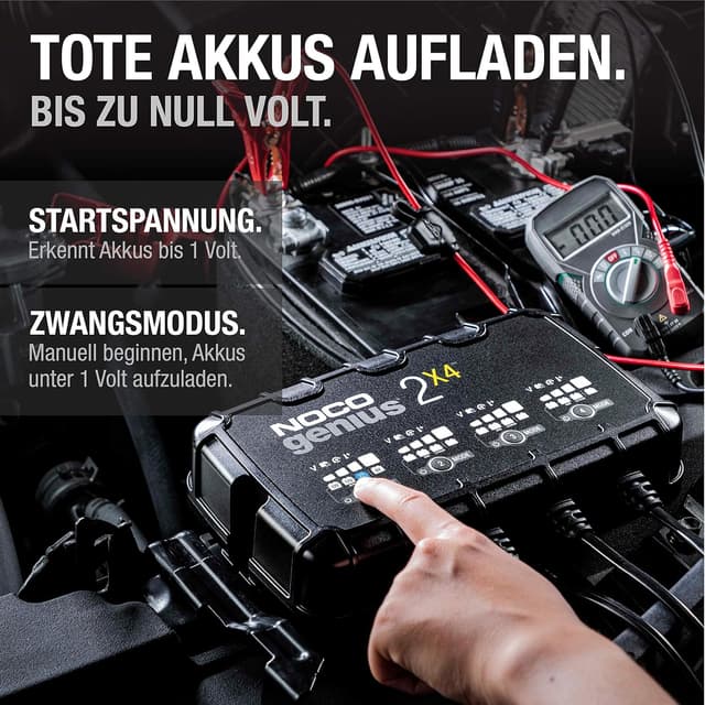 Detalle 2 de NOCO GENIUS2X4 Batterieladegerät 4-Bank