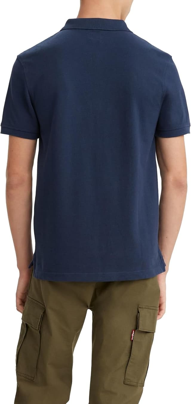 Detalle 2 de Levi's Housemark Polo Hombre - Camiseta Dress Blues 🌊
