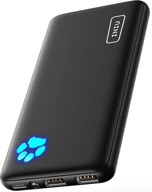 Detalle de INIU Power Bank 10000mAh con Linterna 🔋 - Ultra Delgado