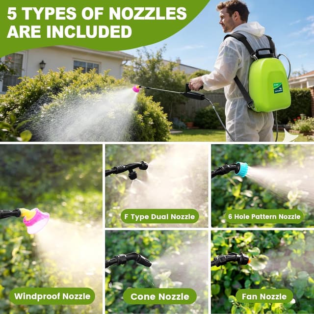 Detalle 1 de SYLSTAR 12L battery knapsack sprayer