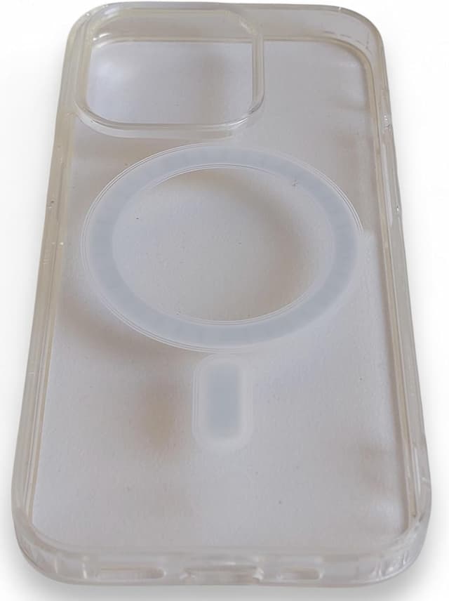 Detalle de JOKIPE Magnetische Hülle für iPhone 13 Pro Max – transparente stoßfeste TPU-Hülle mit MagSafe-Magneten