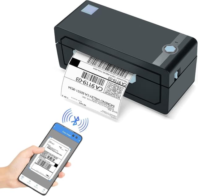 Detalle de JADENS Bluetooth Thermal 4x6 Shipping Printer