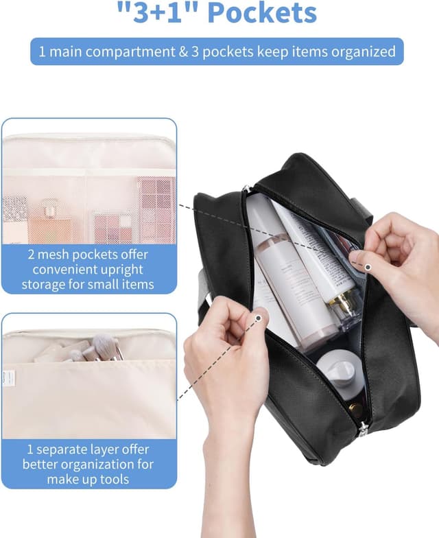 Detalle 2 de Full Size Toiletry Bag for Women cosmetic organiser