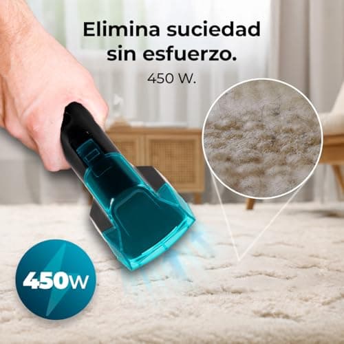 Detalle de Cecotec Conga 3000 Carpet&Spot Clean Max: limpiador aspirador de tapicerías y alfombras con cable
