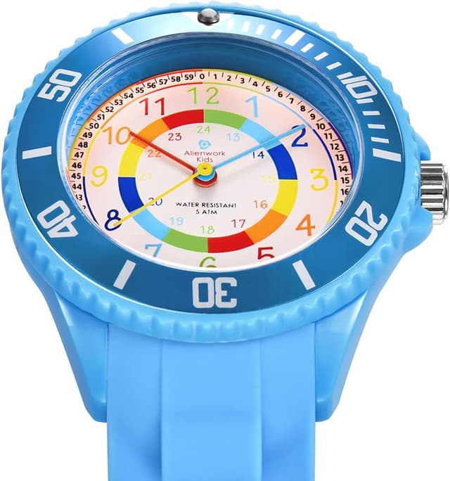 Detalle 2 de Alienwork Montre Pédagogique Apprendre l'Heure