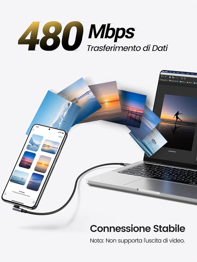 Detalle 2 de UGREEN Cavo USB C 100W