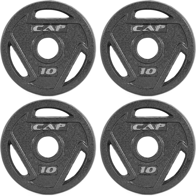 Detalle de CAP Barbell 2-Inch Olympic Weight Plate 45 lb 🏋
