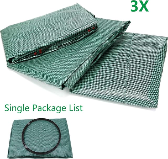 Thumbnail 4 de AIXMEET 3x 300L Sacchi Giardinaggio pieghevoli 68x68x84 cm