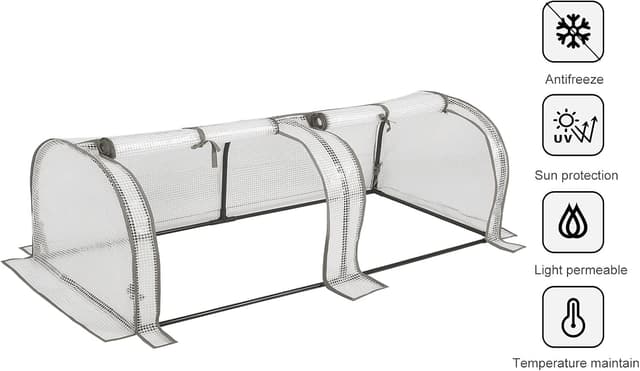 Thumbnail 5 de WOLTU Invernadero 130x60x50 cm para jardín